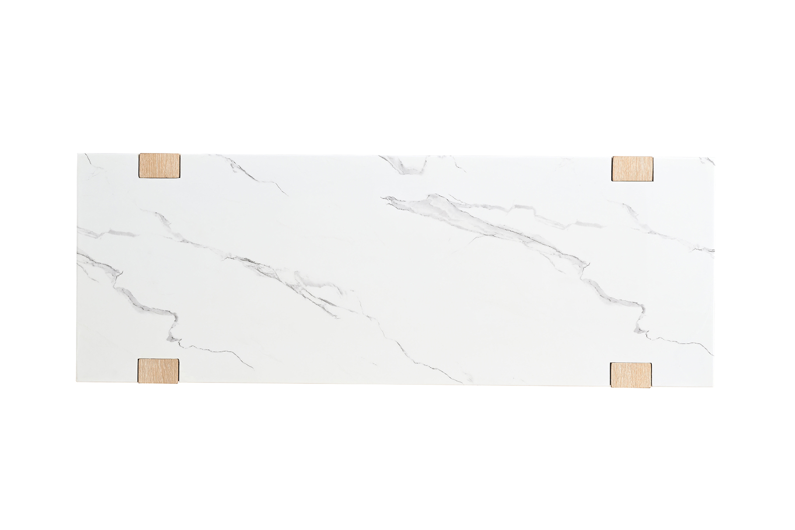 Sofa Table, White/Natural