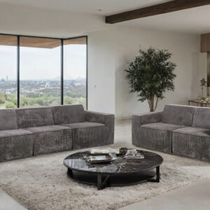 Loveseat, Dark Gray