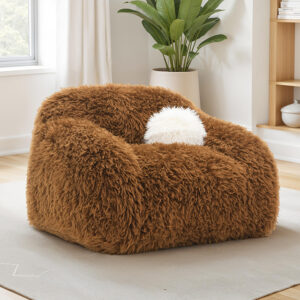 Swivel Chair, Camel Brown
