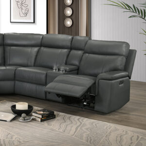 Power Sectional, Dark Gray