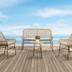 4 Pc. Conversation Set, Natural