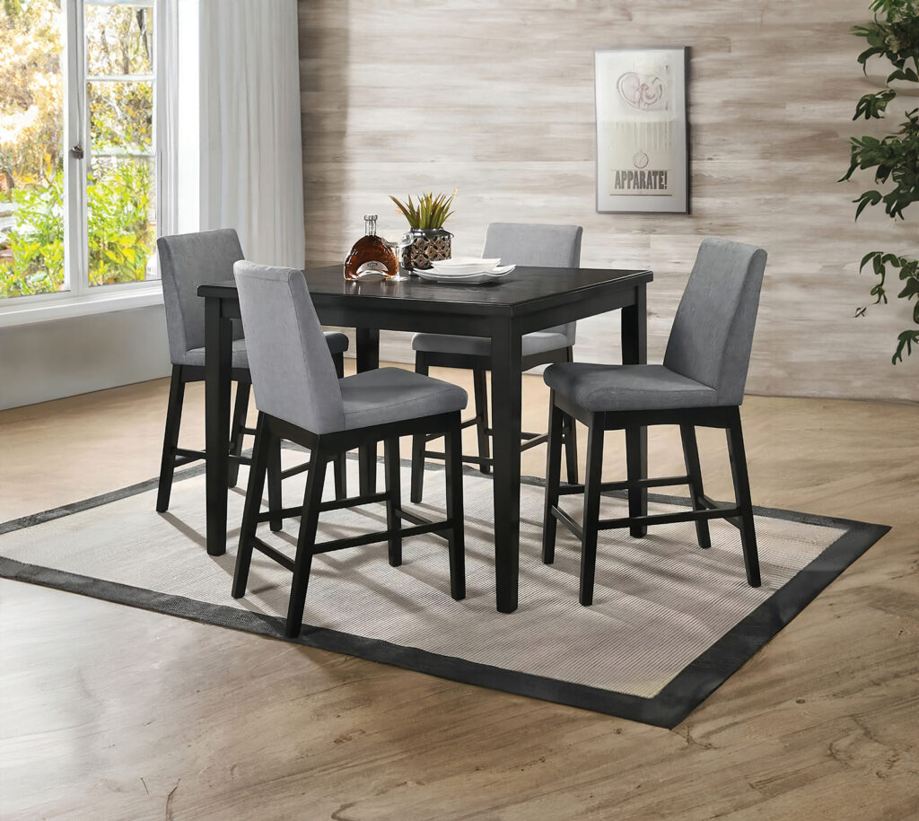 Strom Counter Ht. Table, Dark Walnut