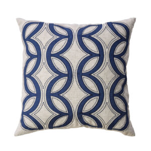 20" X 20" Pillow, Natural & Indigo (2/CTN)