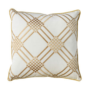 20" X 20" Pillow, Ivory & Yellow (2/CTN)
