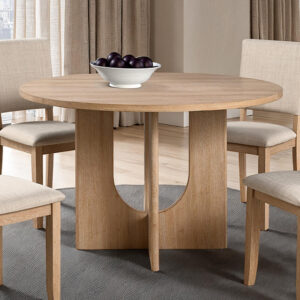 Round Dining Table, Natural