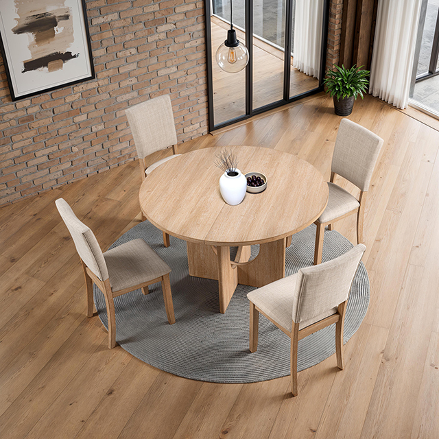Round Dining Table, Natural