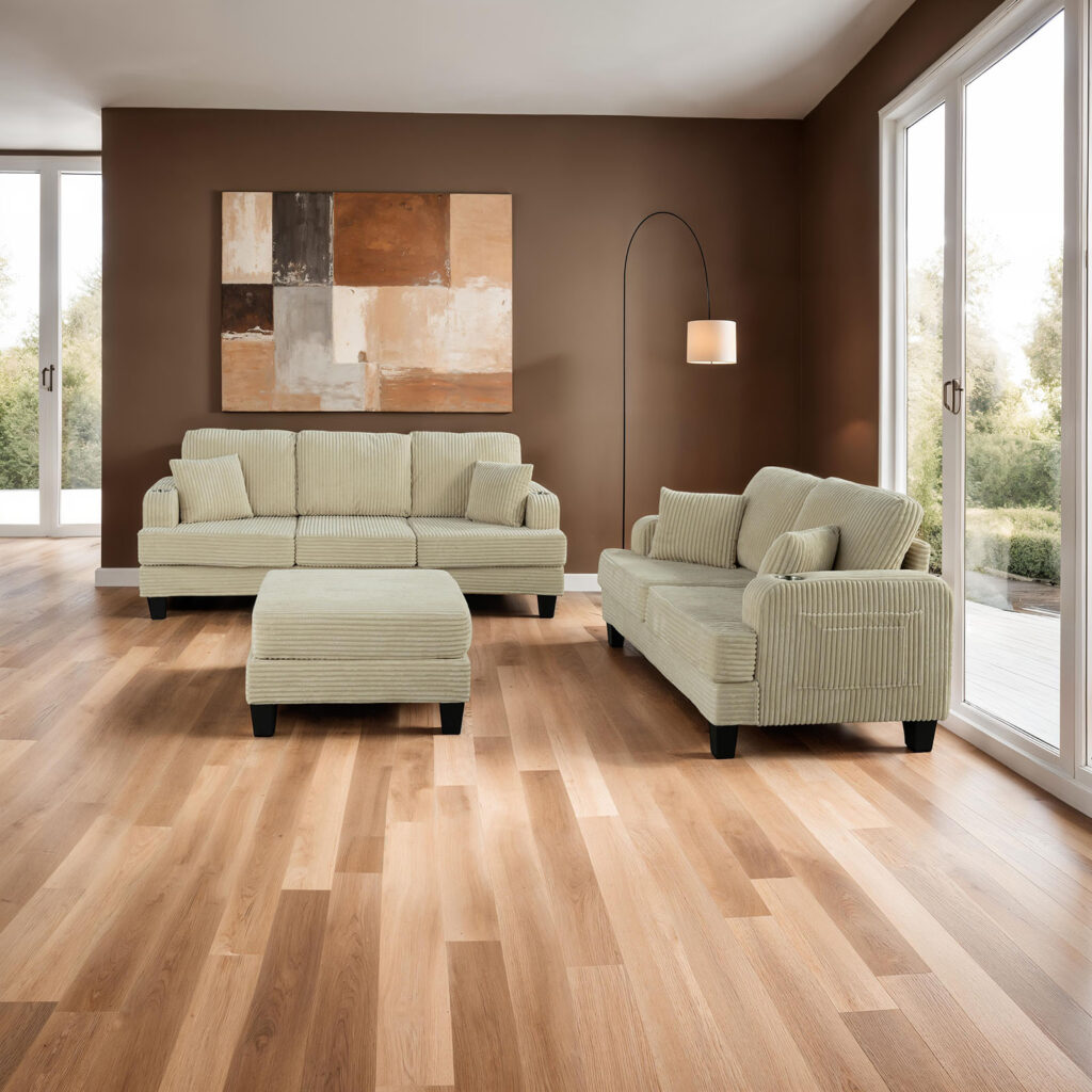 Moretaine Loveseat, Beige
