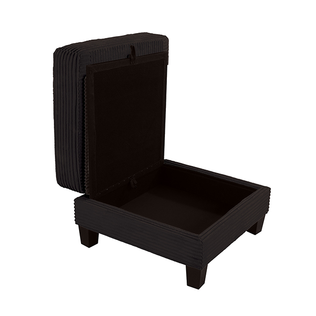 Storage Ottomen, Black