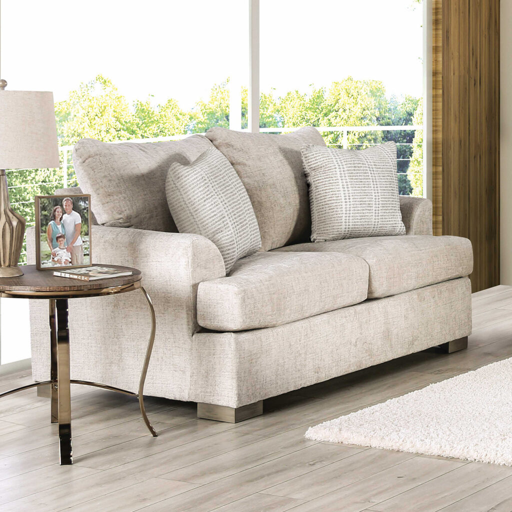 Leytonstone Loveseat, Cream