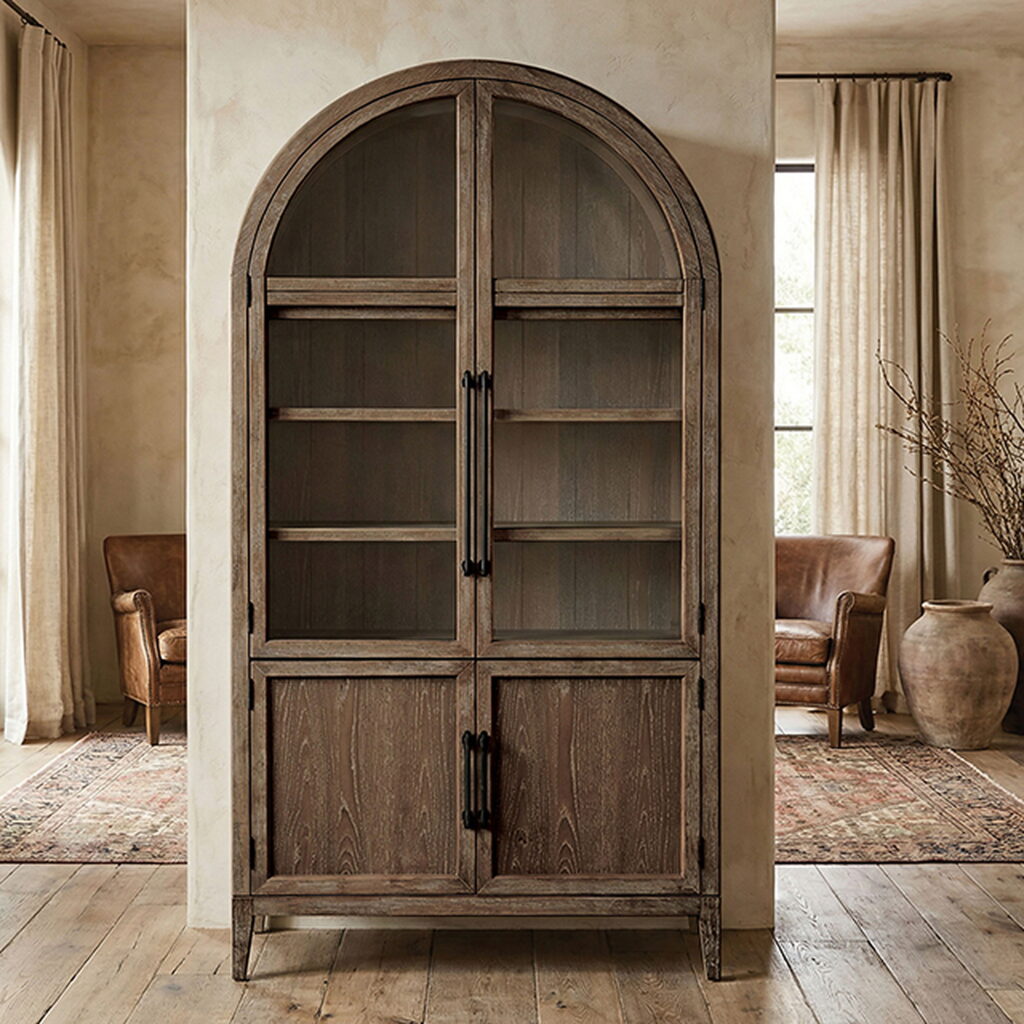 Minster Arched Cabinet, Oak