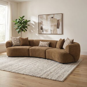 Keynes Sectional, Camel Brown
