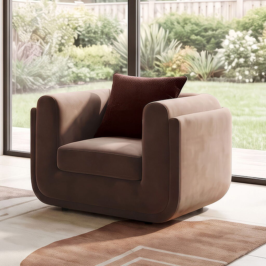 Yateley Chair, Chocolate Brown