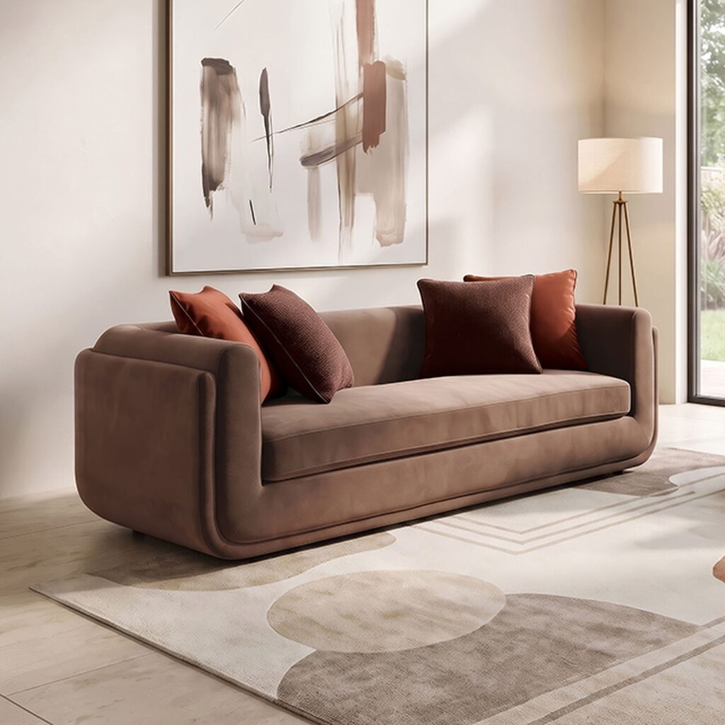 Yateley Sofa, Chocolate Brown