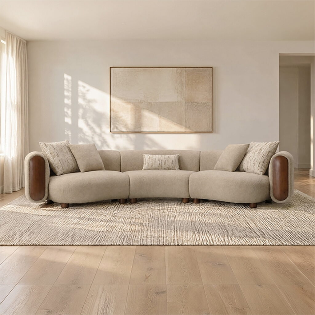 Neston Sectional, Warm Sand