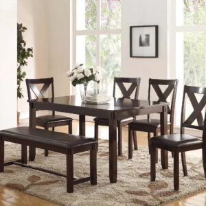 6-Pcs Dining Set, Espresso