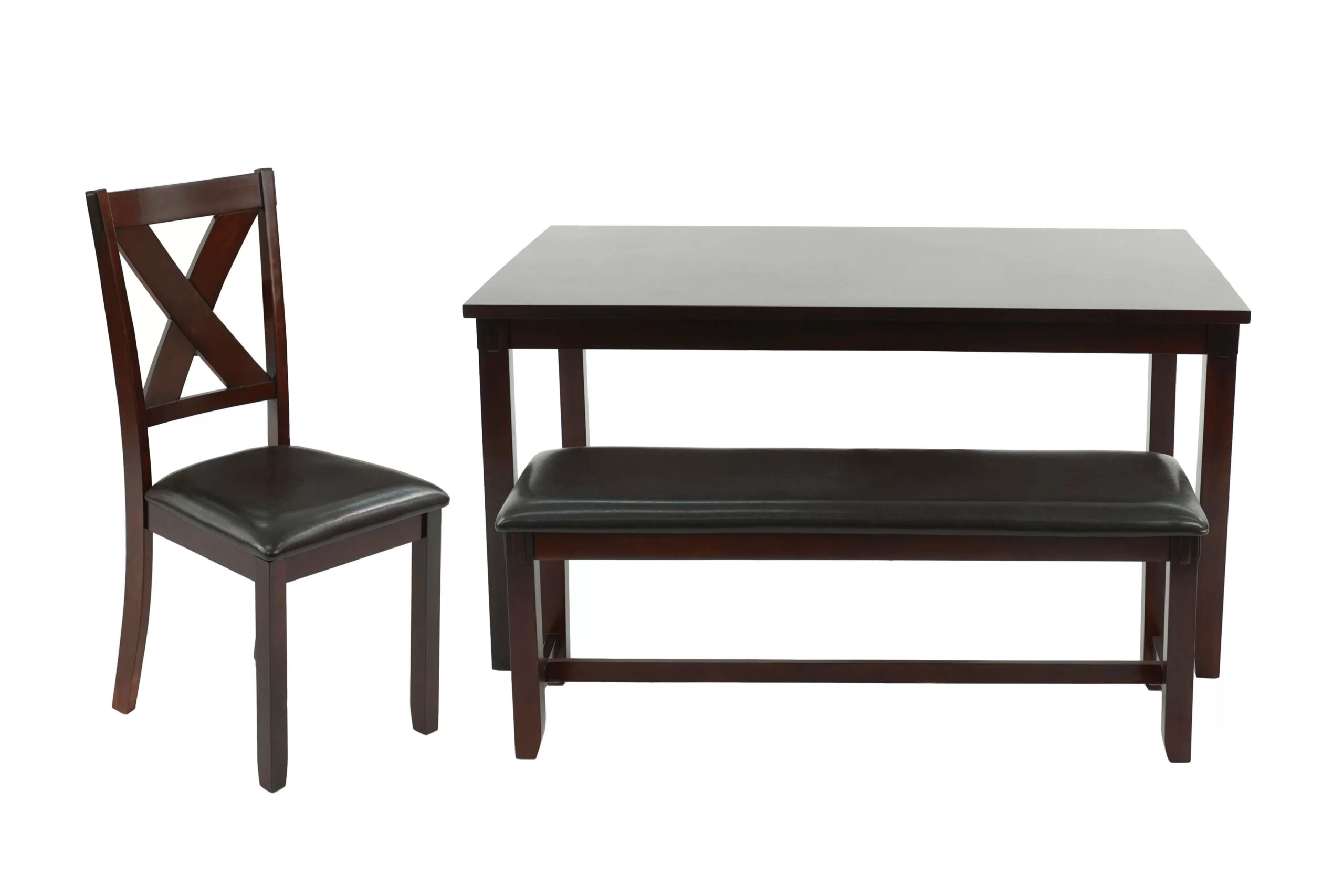 6-Pcs Dining Set, Espresso - Image 2