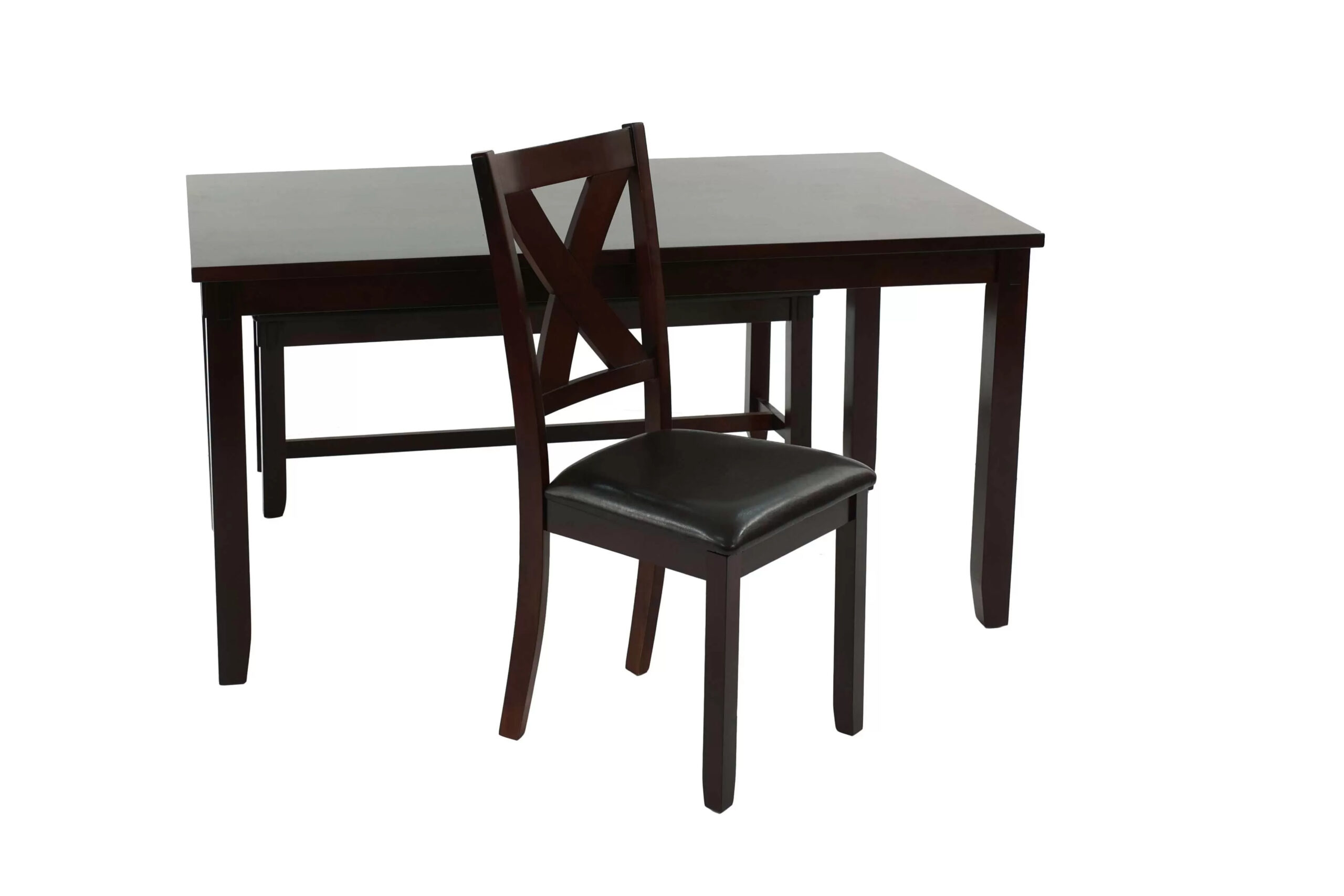6-Pcs Dining Set, Espresso - Image 3