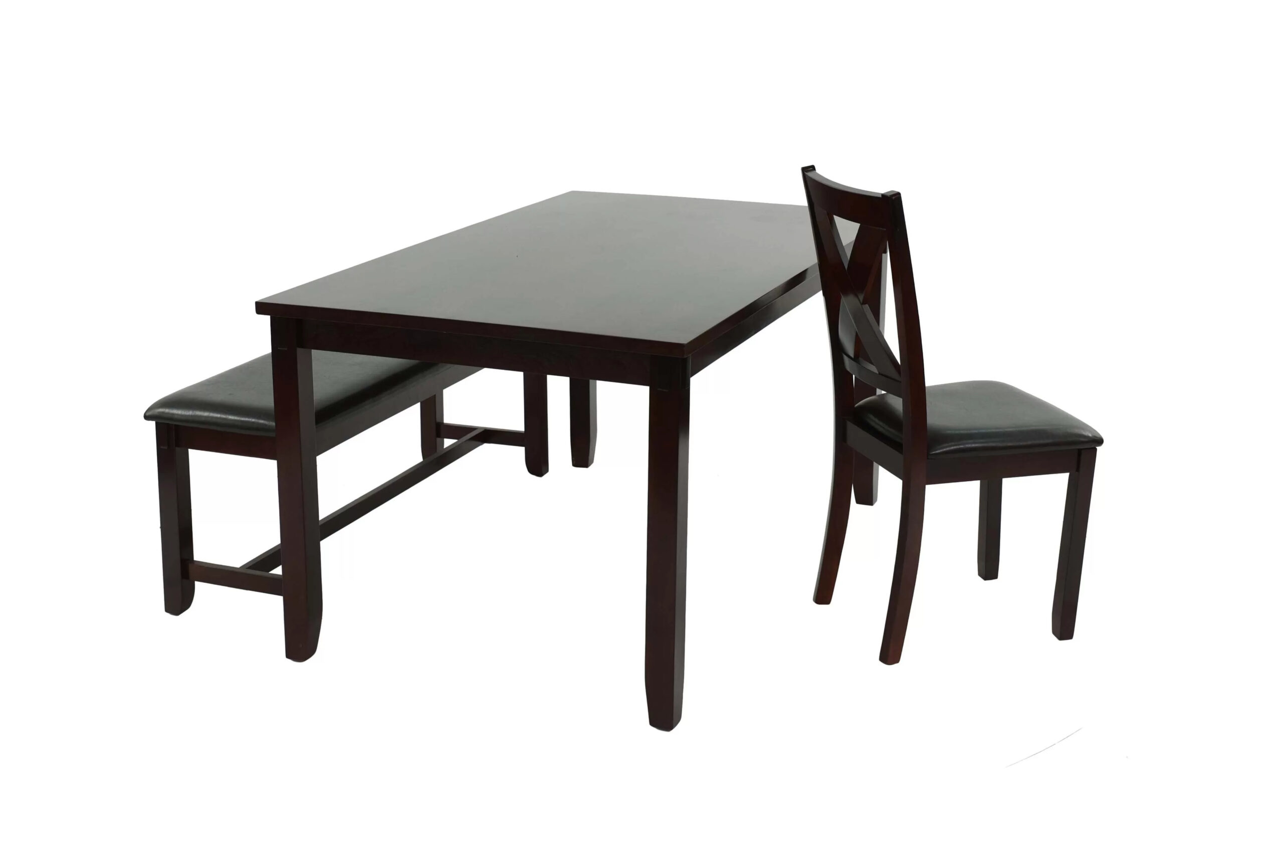 6-Pcs Dining Set, Espresso - Image 4
