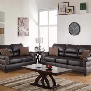 2-Piece Sofa Set, Espresso