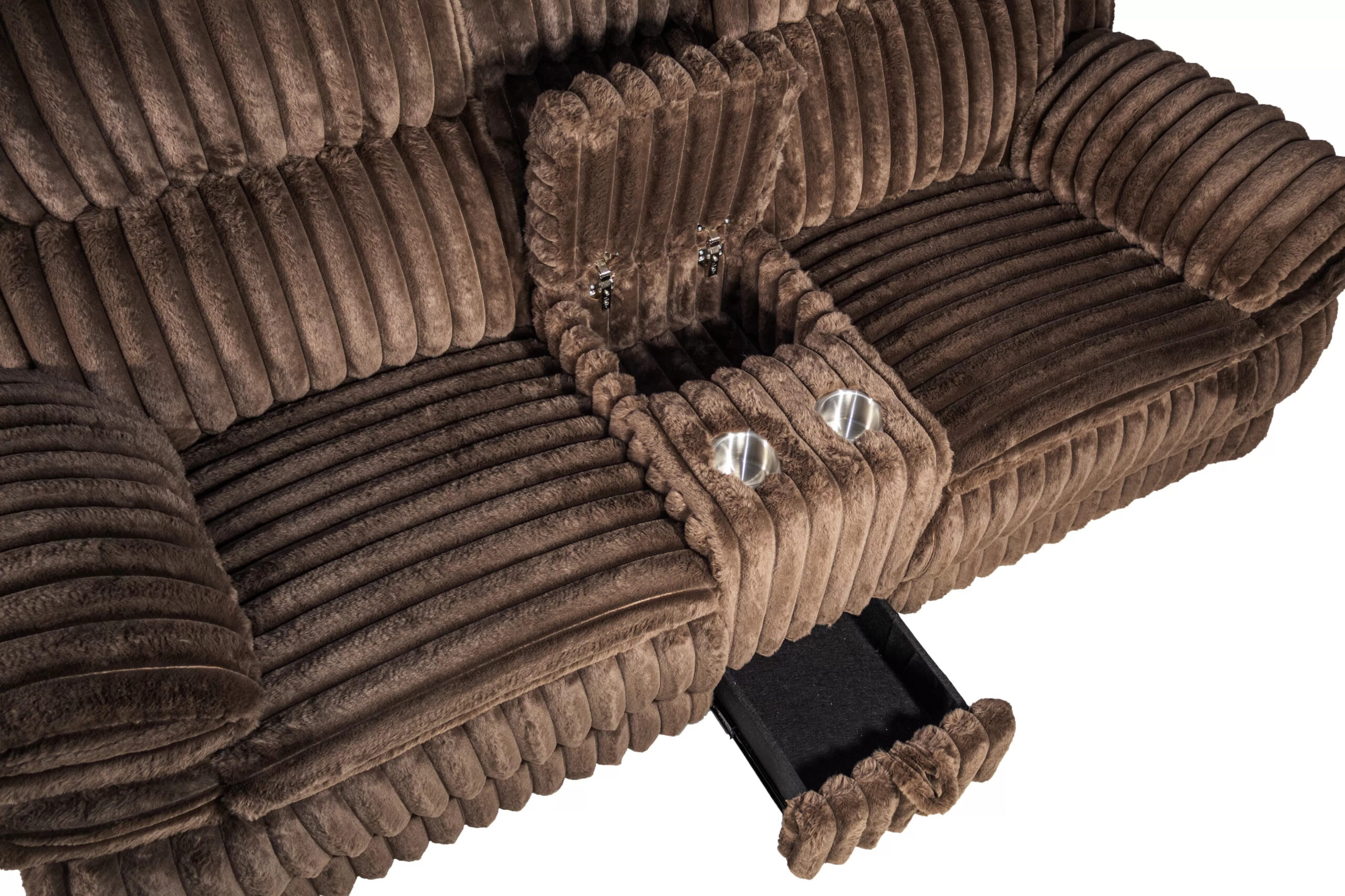 Motion Loveseat, Chocolate - Image 7