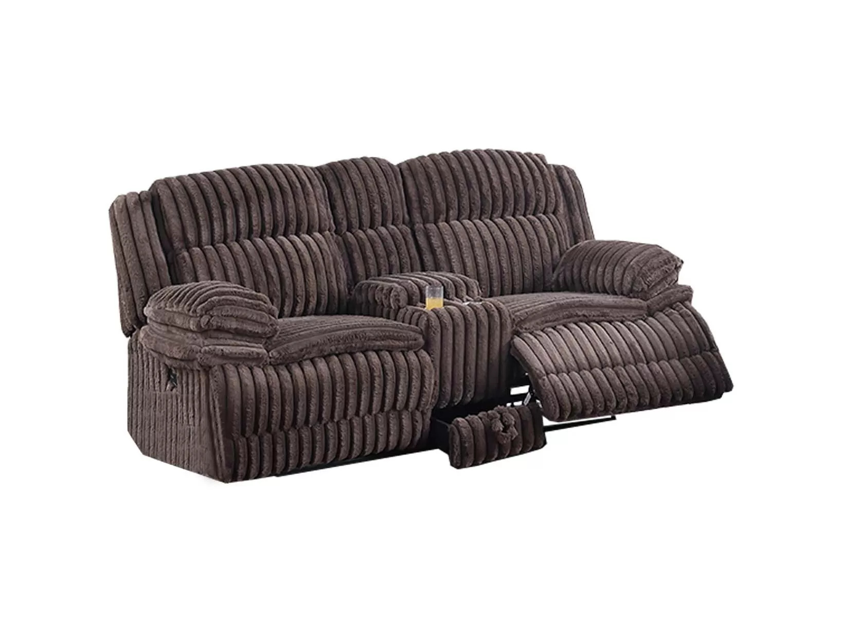 Motion Loveseat, Chocolate - Image 8