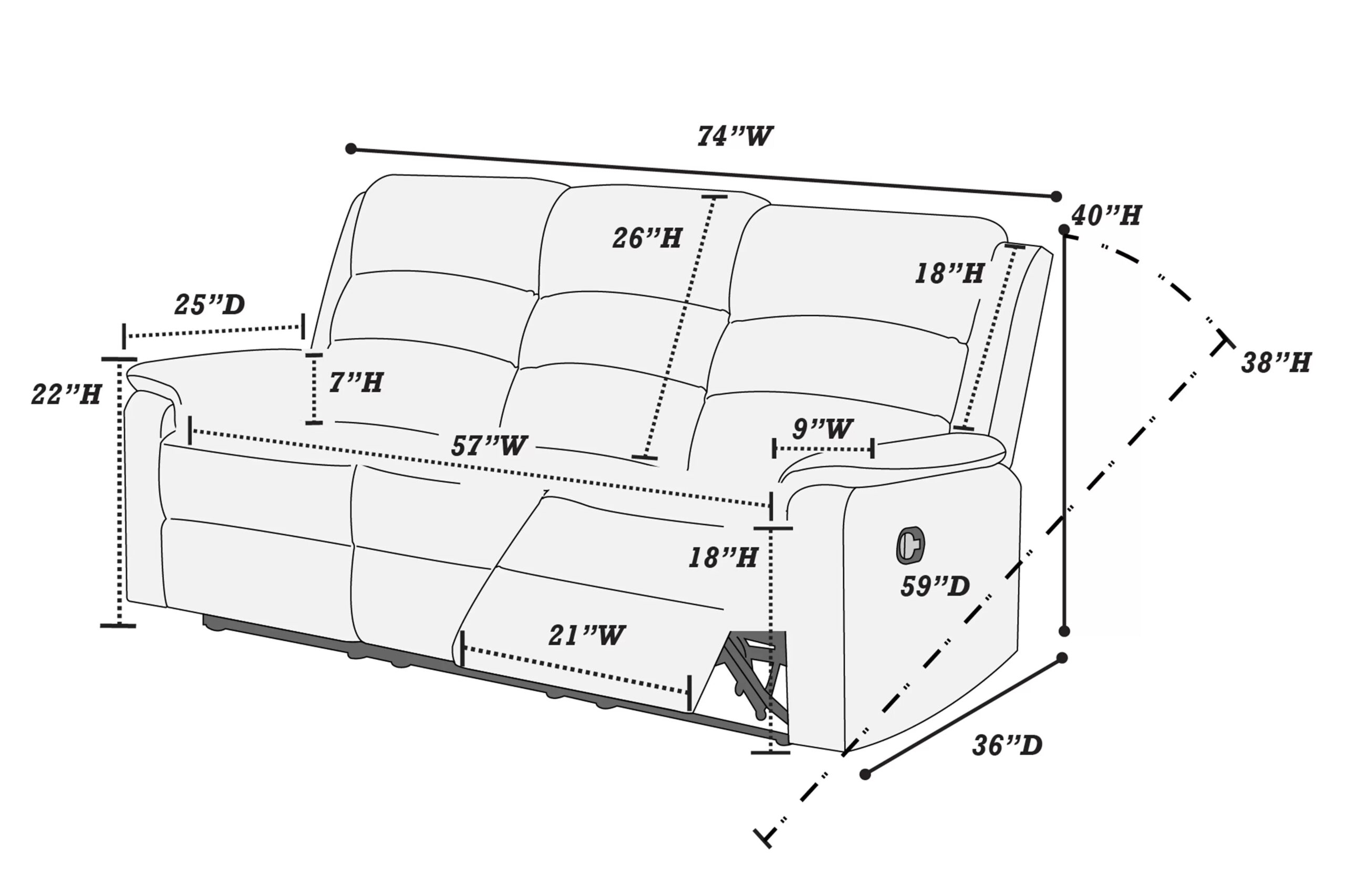 Motion Sofa, Sincere Bone - Image 4