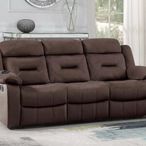 Motion Reclining Sofa, Chocolate