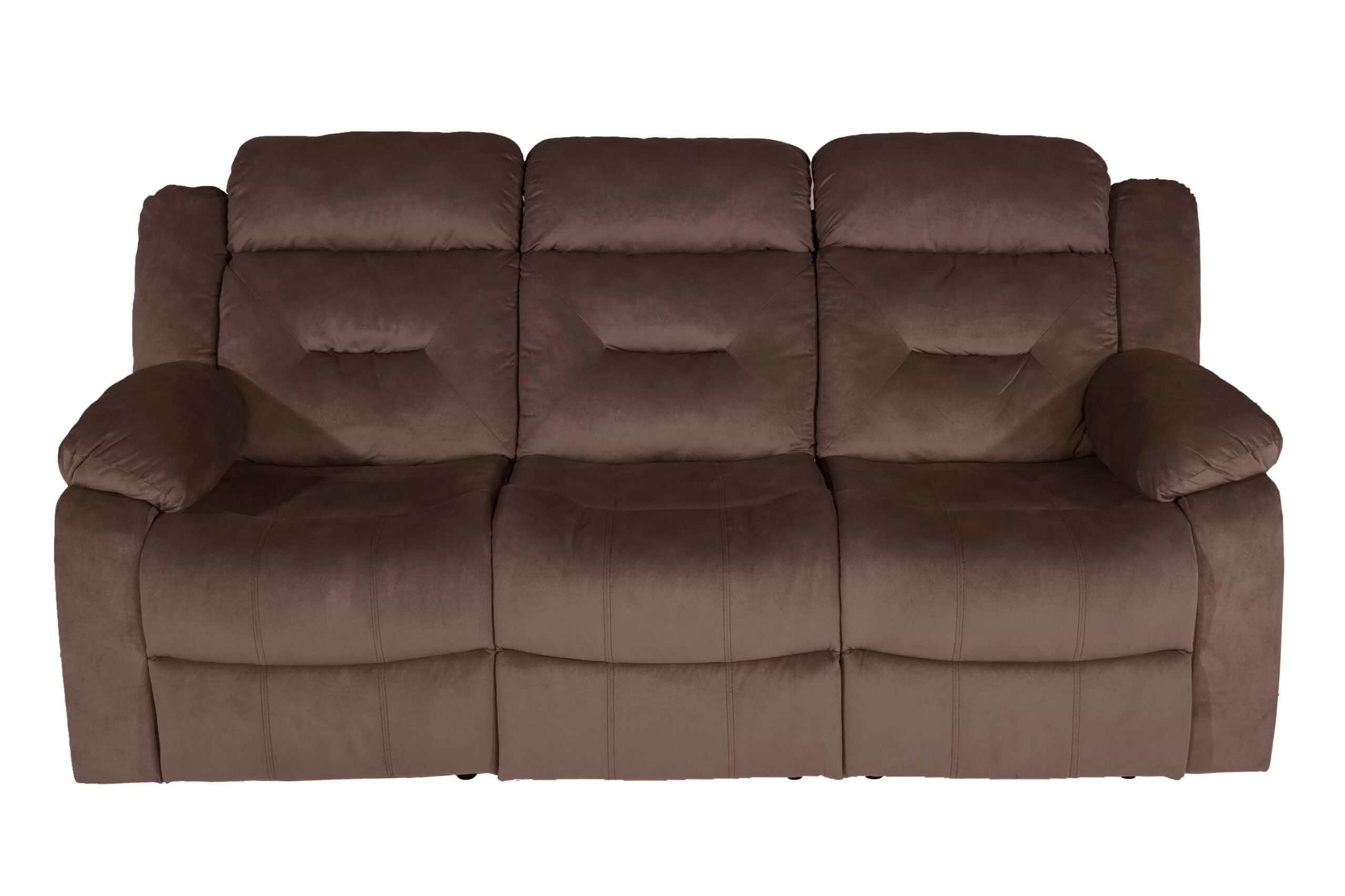 Motion Reclining Sofa, Chocolate - Image 3