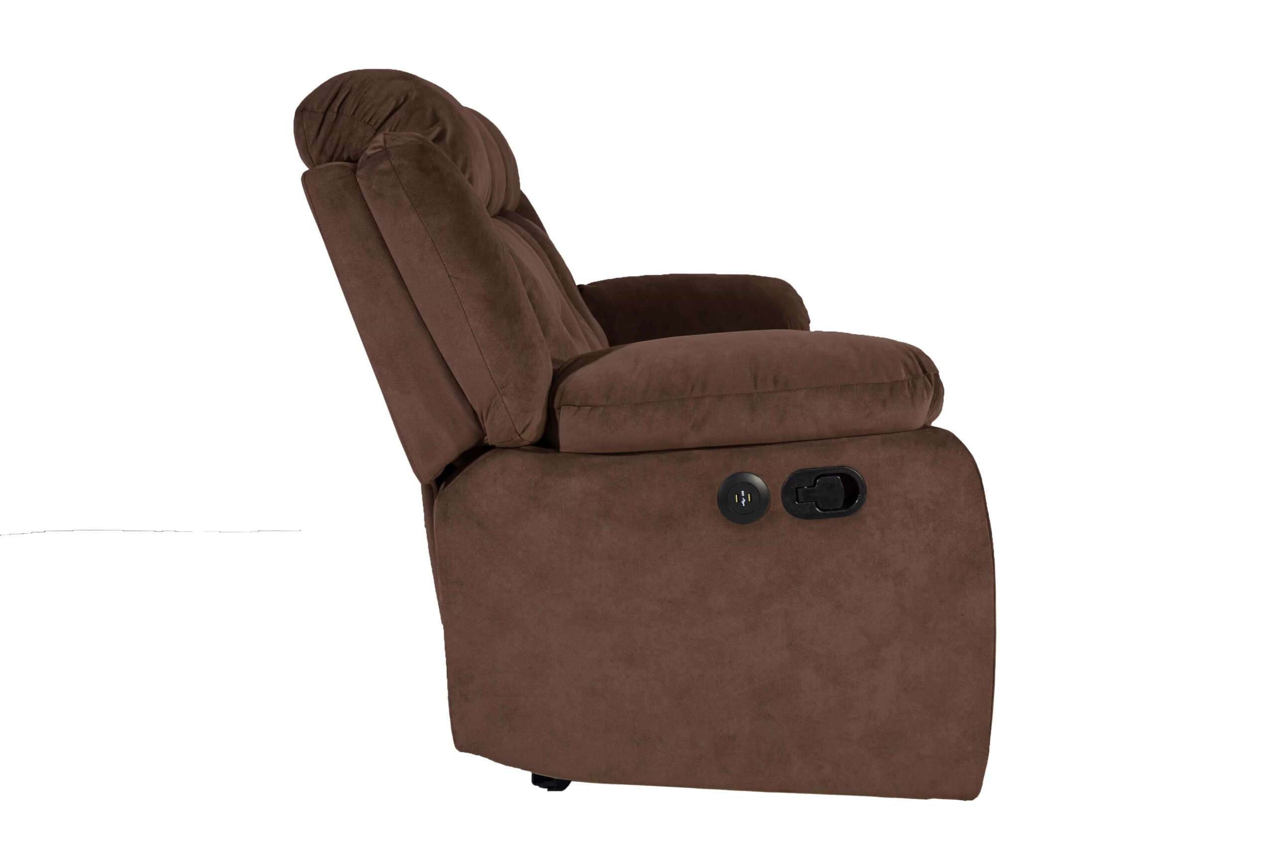 Motion Reclining Sofa, Chocolate - Image 4
