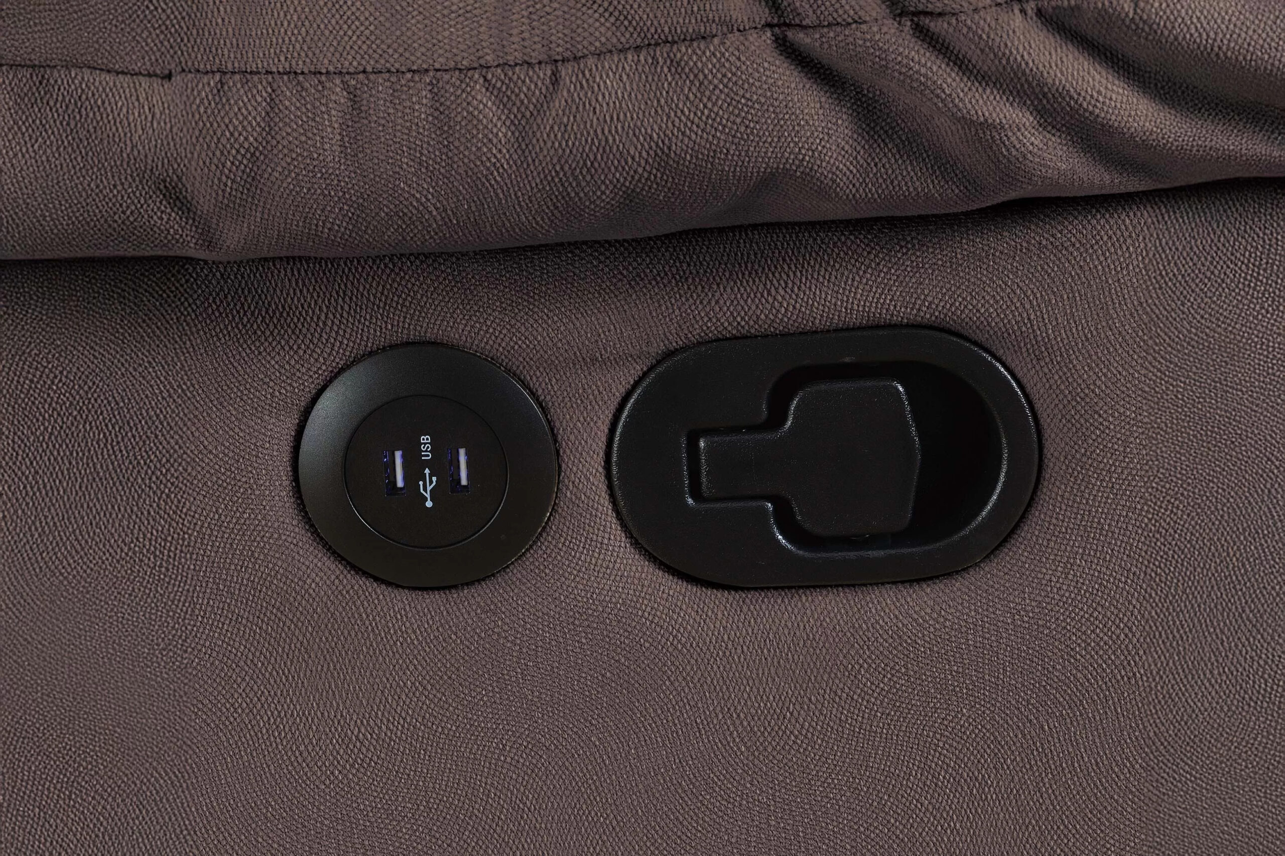 Motion Reclining Sofa, Chocolate - Image 8