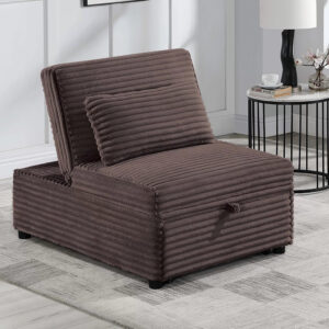 Convertible Sofa, Chocolate