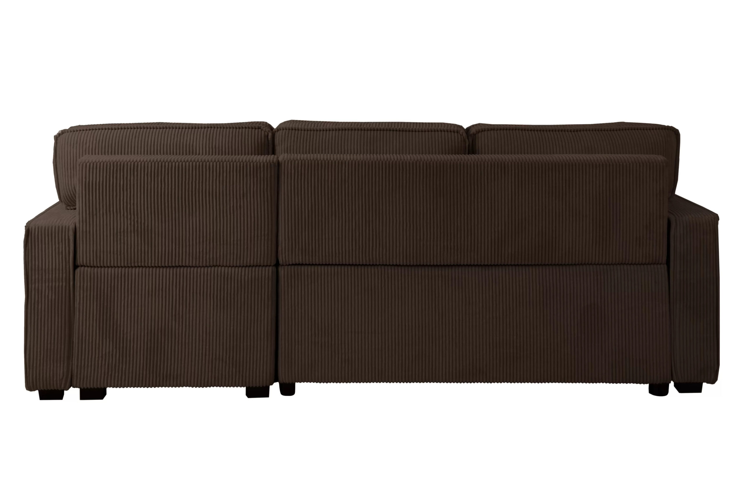 Convertible Sectional, Chocolate - Image 5